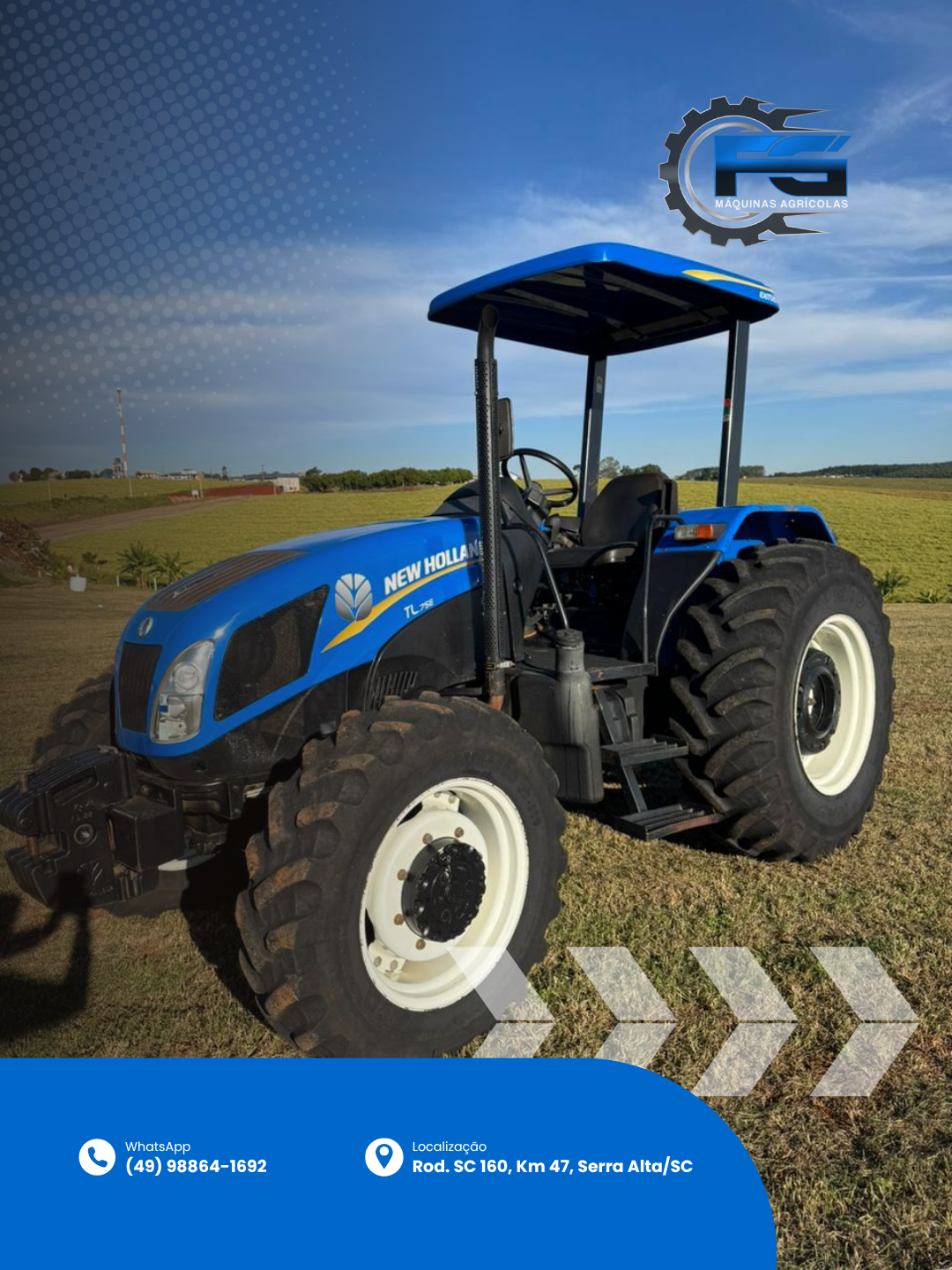 New Holland TL75E 2014
